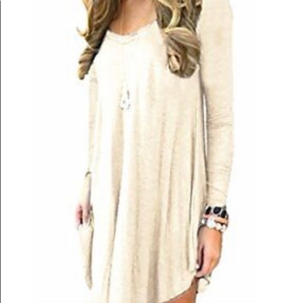 Dearcase Long Sleeve T-Shirt Dress NEW w/Tags